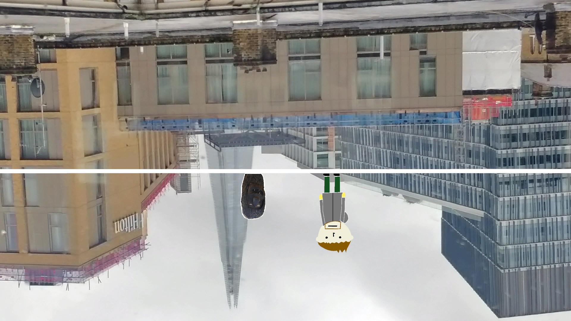 A screenshot from the videogame Troll Mountain, by Daniel Green.